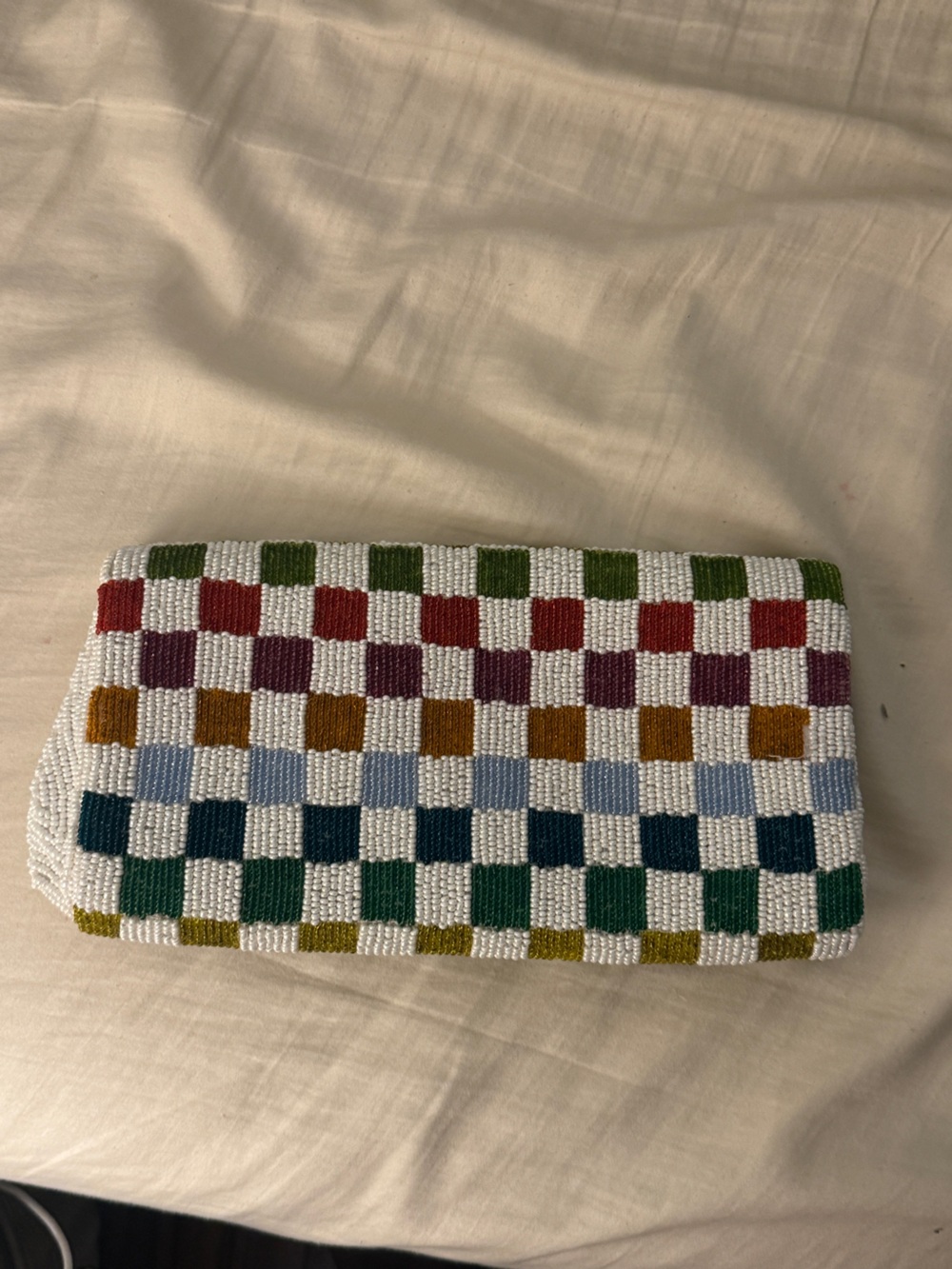 Tiana NY Rainbow Beaded Clutch - Picture 3 of 7